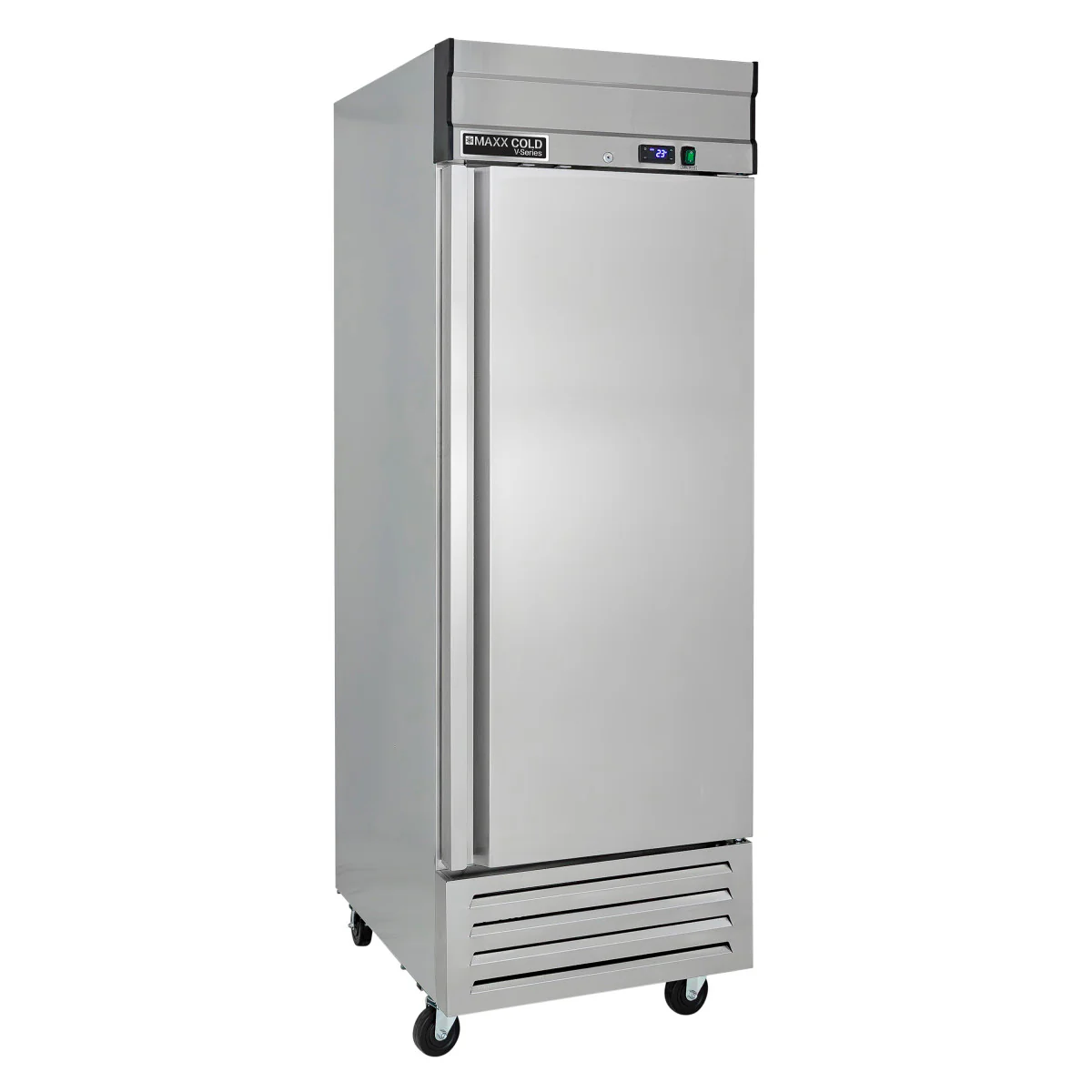 Maxx Cold V-Series 1 Solid Door Reach-In Refrigerator, Bottom Mount