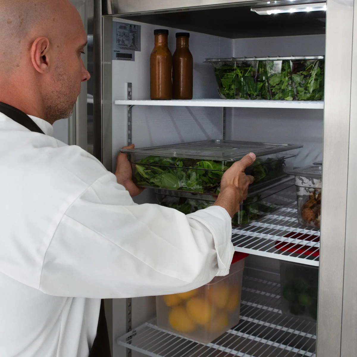 Maxx Cold V-Series 1 Solid Door Reach-In Refrigerator, Bottom Mount - Image 2