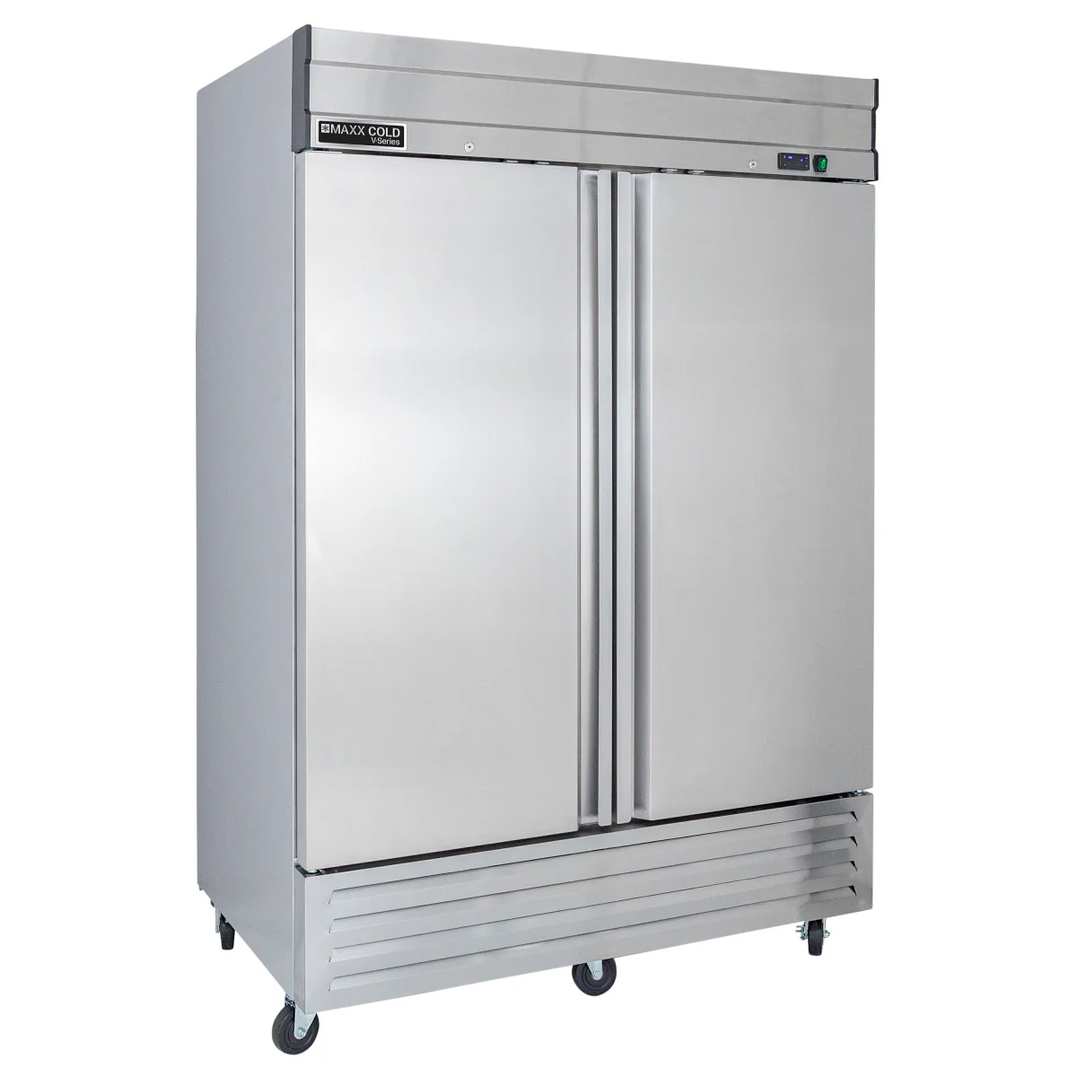 Maxx Cold V-Series 2 Door Reach-In Freezer, Bottom Mount