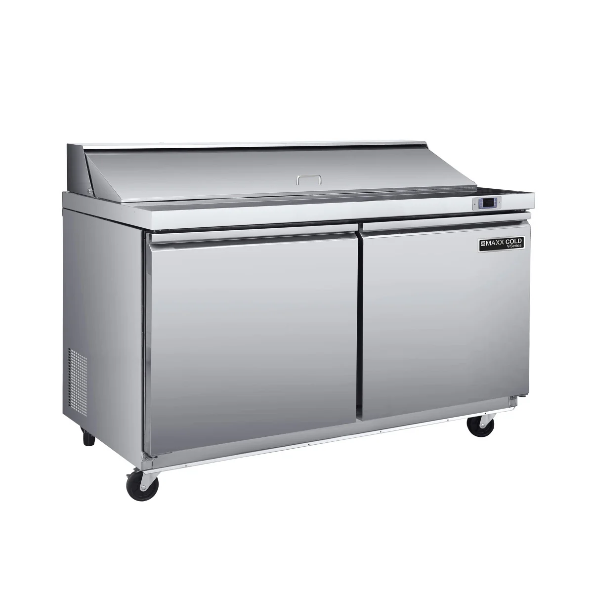 Maxx Cold V-Series 2 Door Refrigerated Mega Top Prep Table
