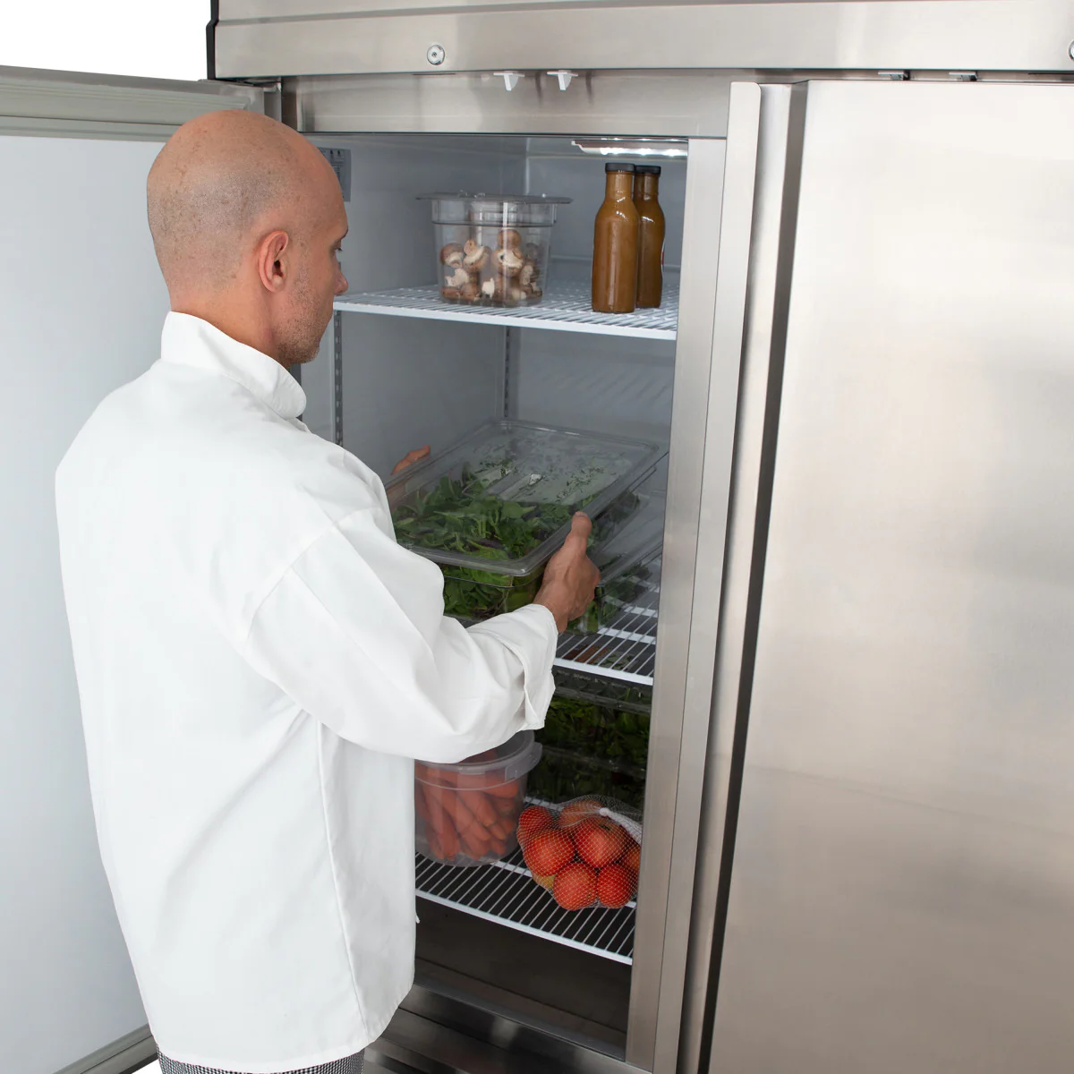 Maxx Cold V-Series 3 Solid Door Reach-In Refrigerator, Bottom Mount - Image 2