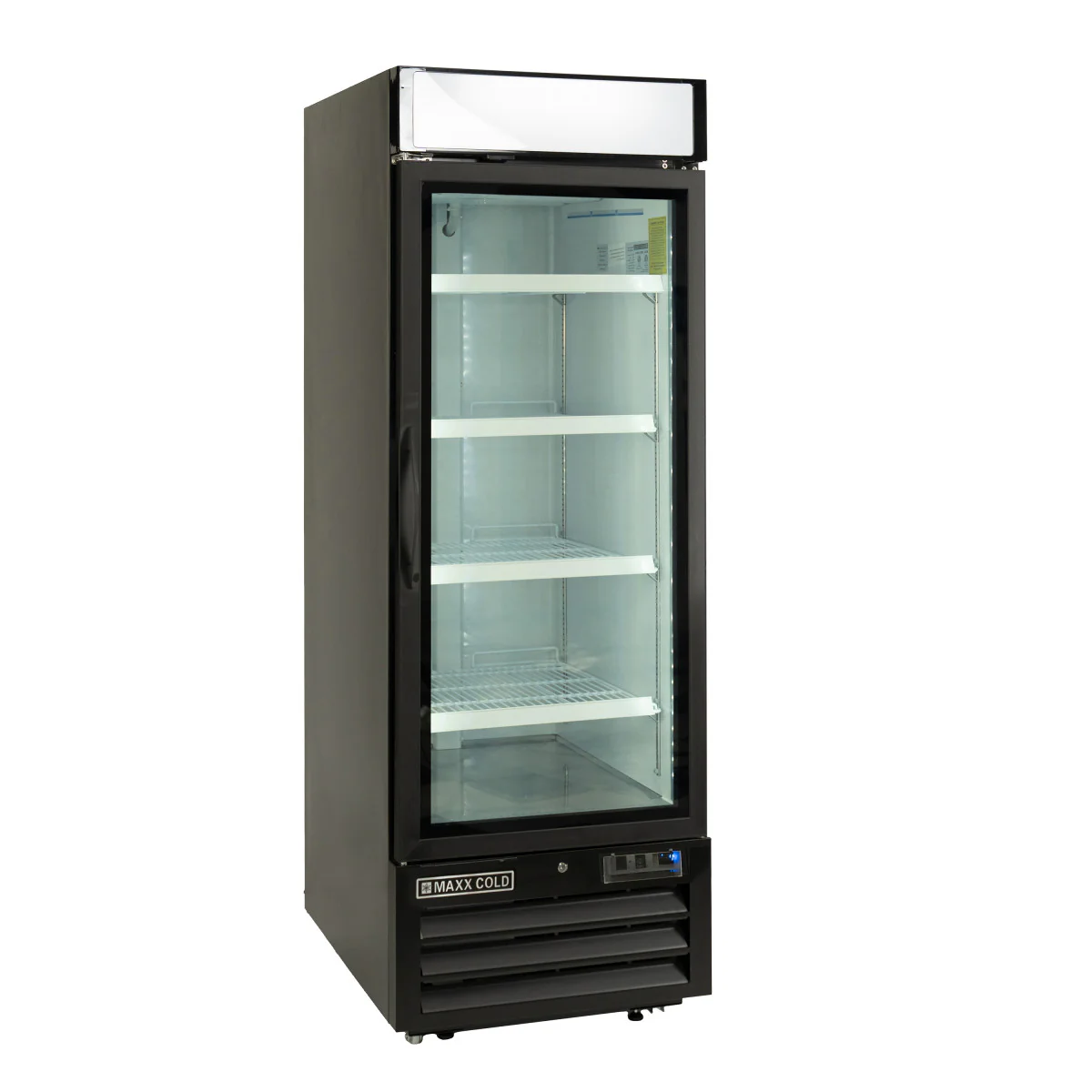 Maxx Cold V-Series Single Glass Door Merchandiser Freezer