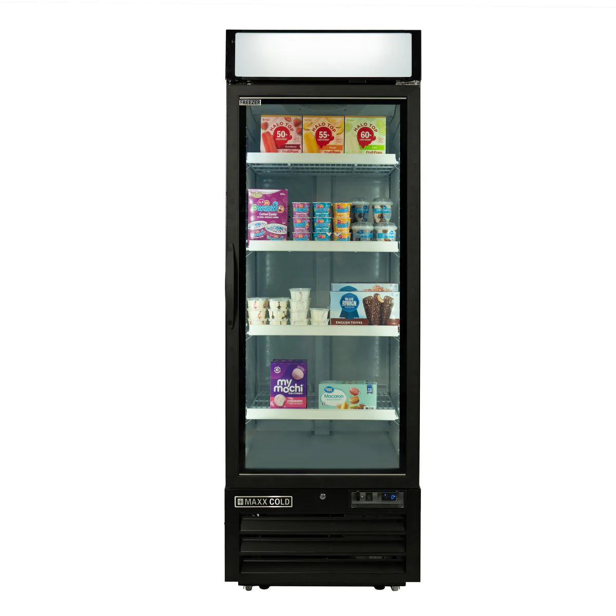 Maxx Cold V-Series Single Glass Door Merchandiser Freezer - Image 2