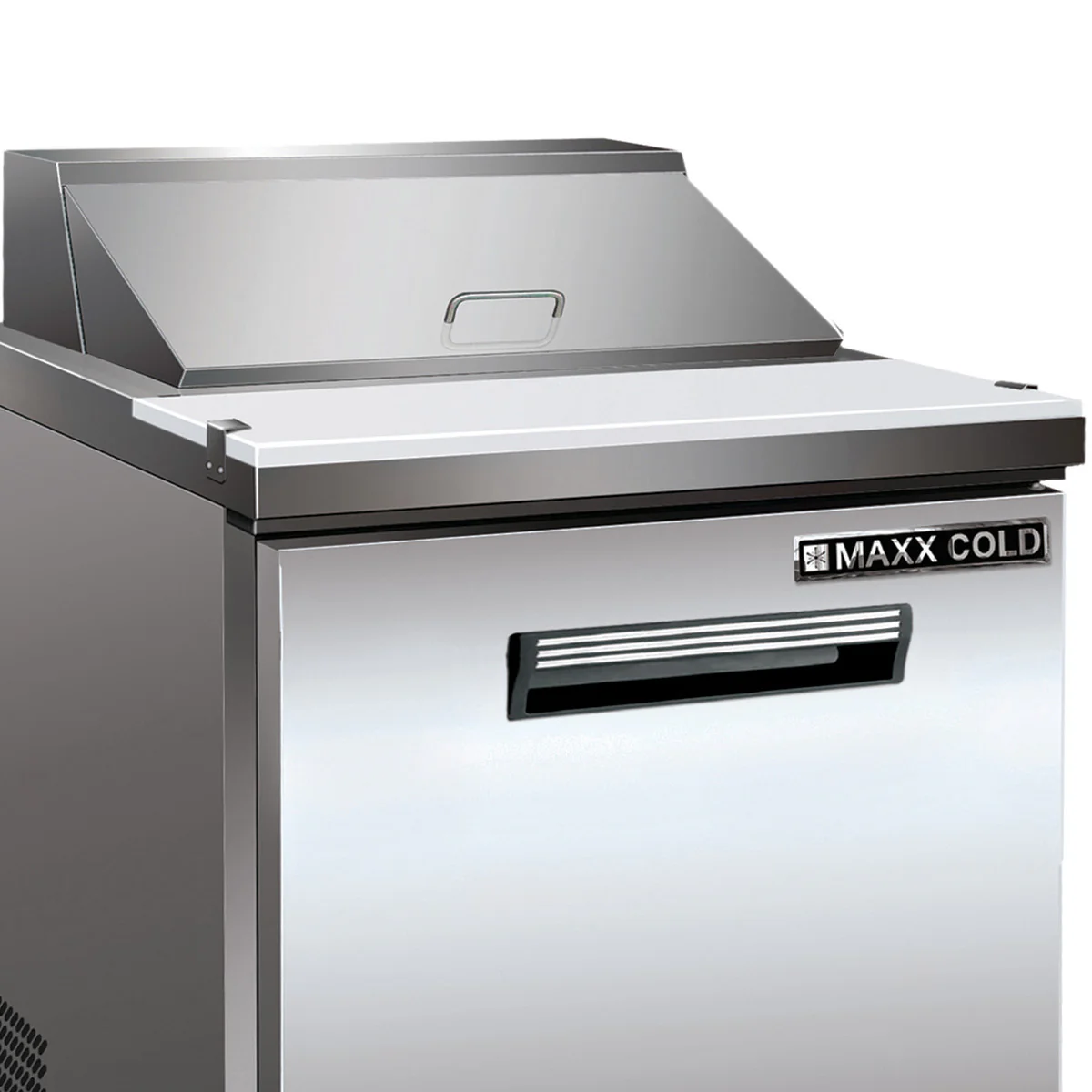 Maxx Cold X-Series One-Door Refrigerated Mega Top Prep Table - Image 6
