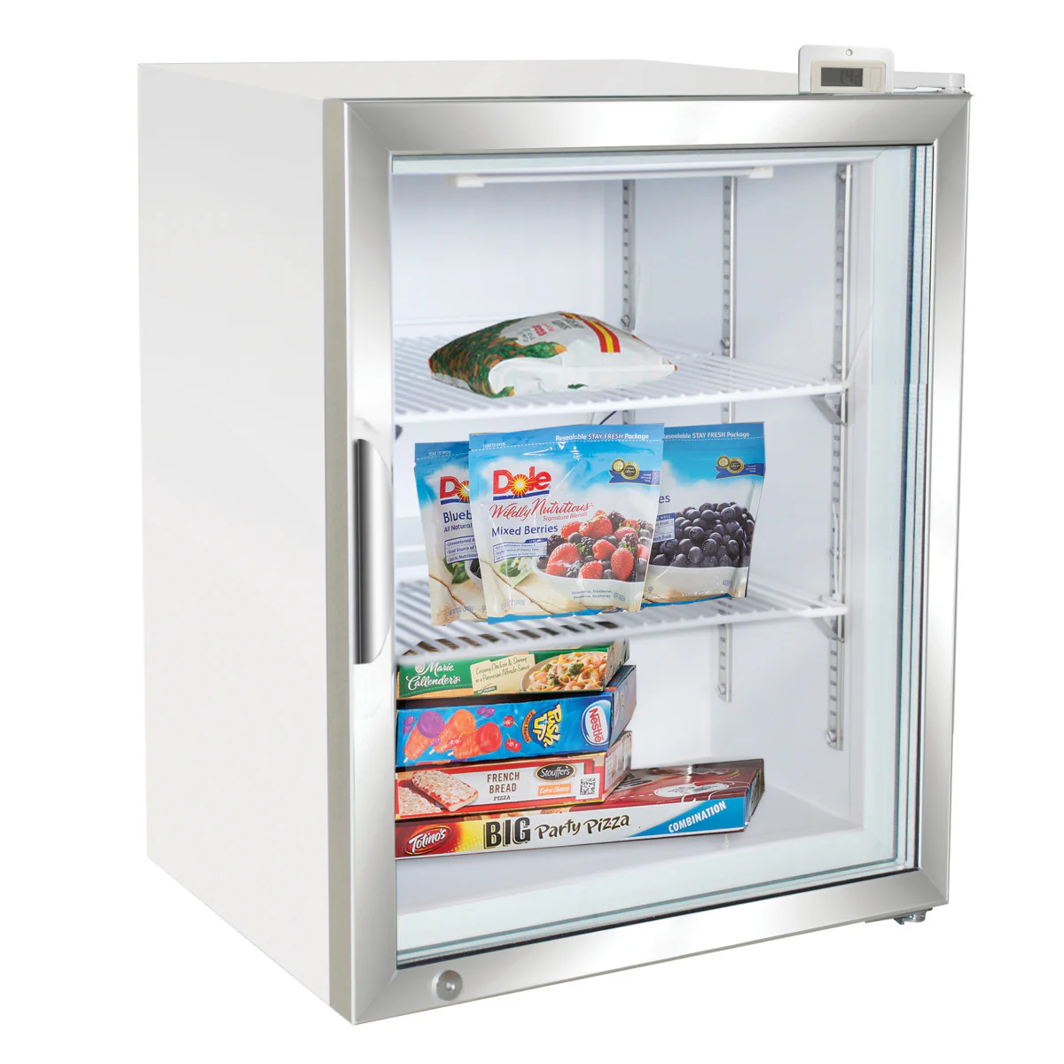 Maxx Cold X-Series Glass Door Countertop Merchandiser Freezer - Image 3