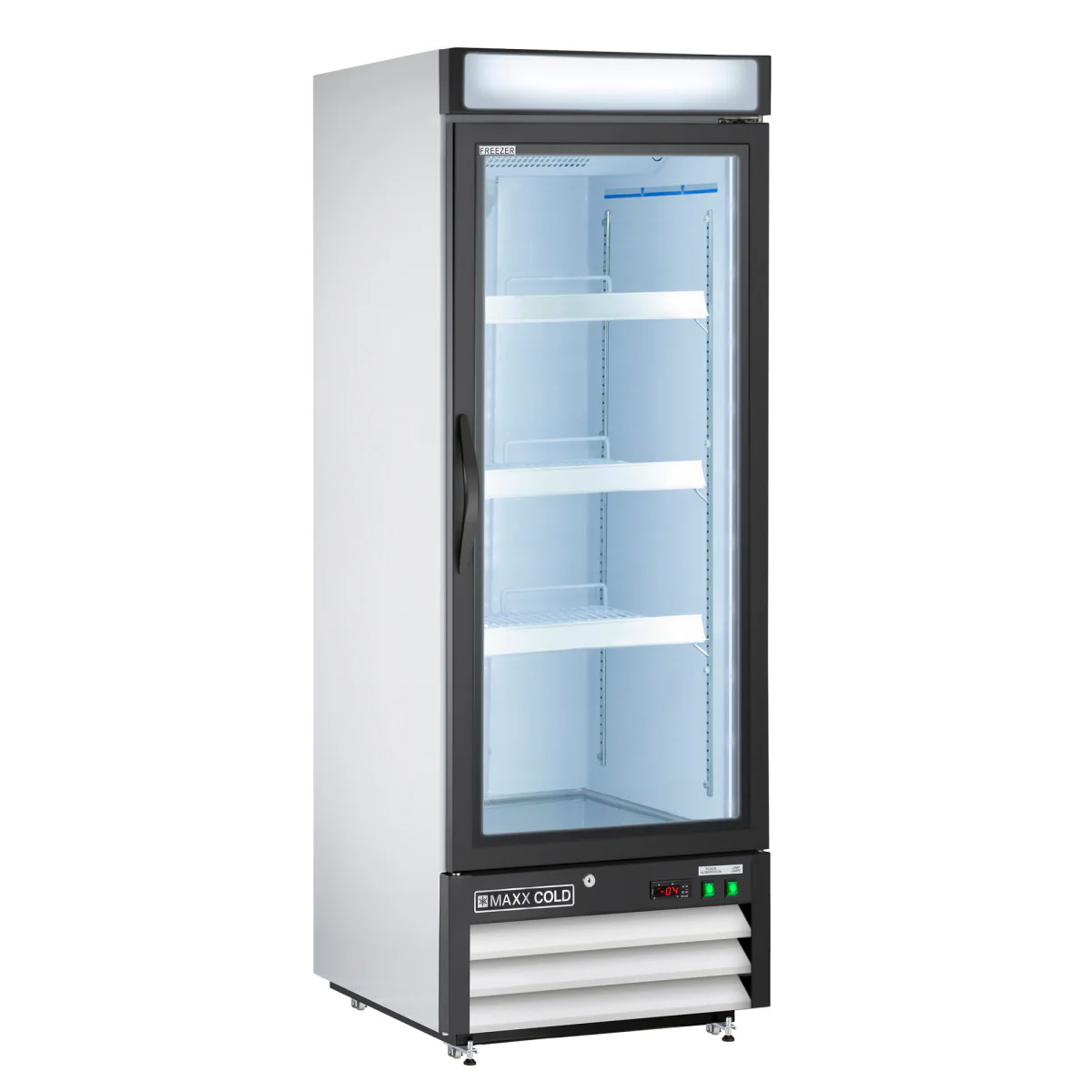 Maxx Cold Single Glass Door Merchandiser Freezer