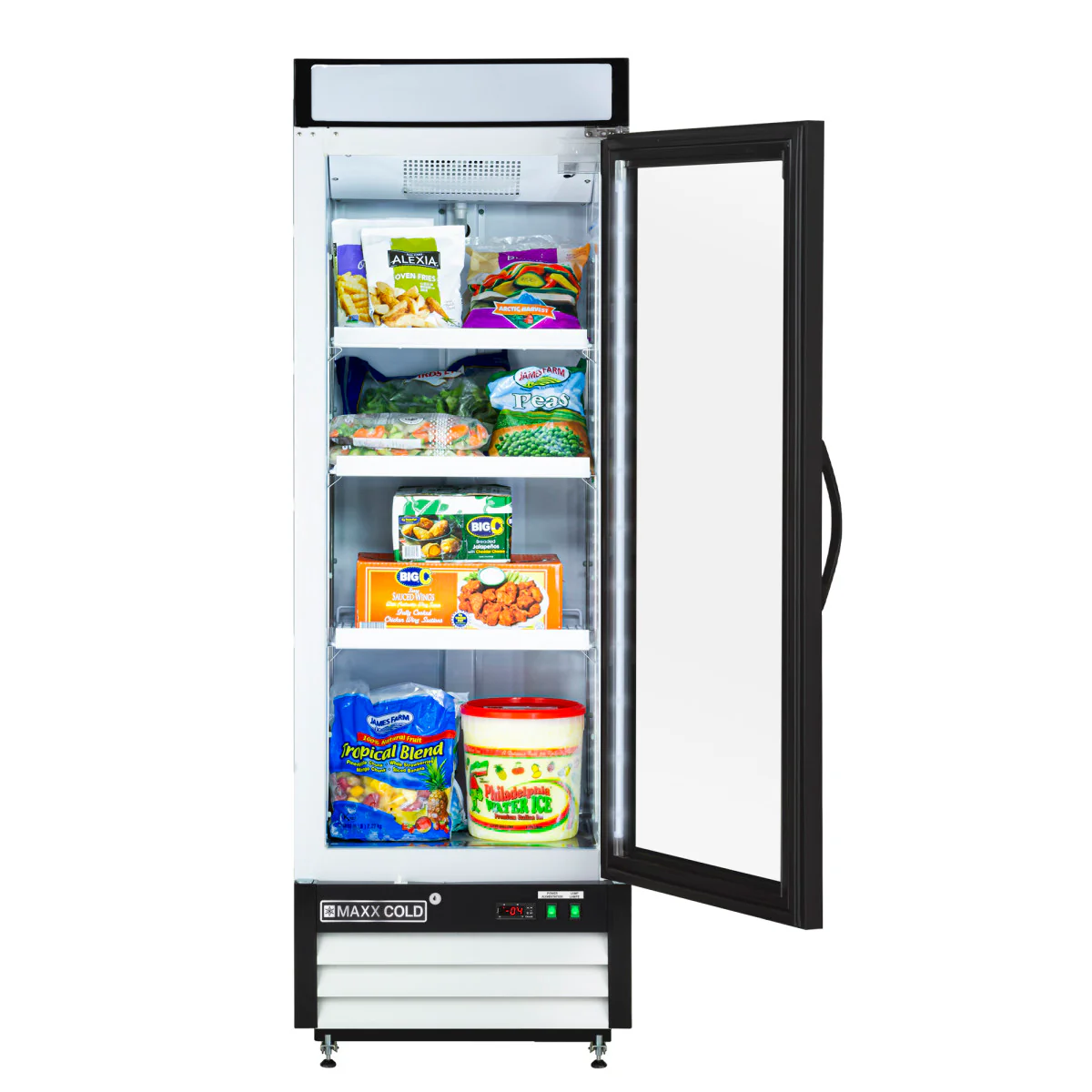 Maxx Cold Single Glass Door Merchandiser Freezer - Image 3