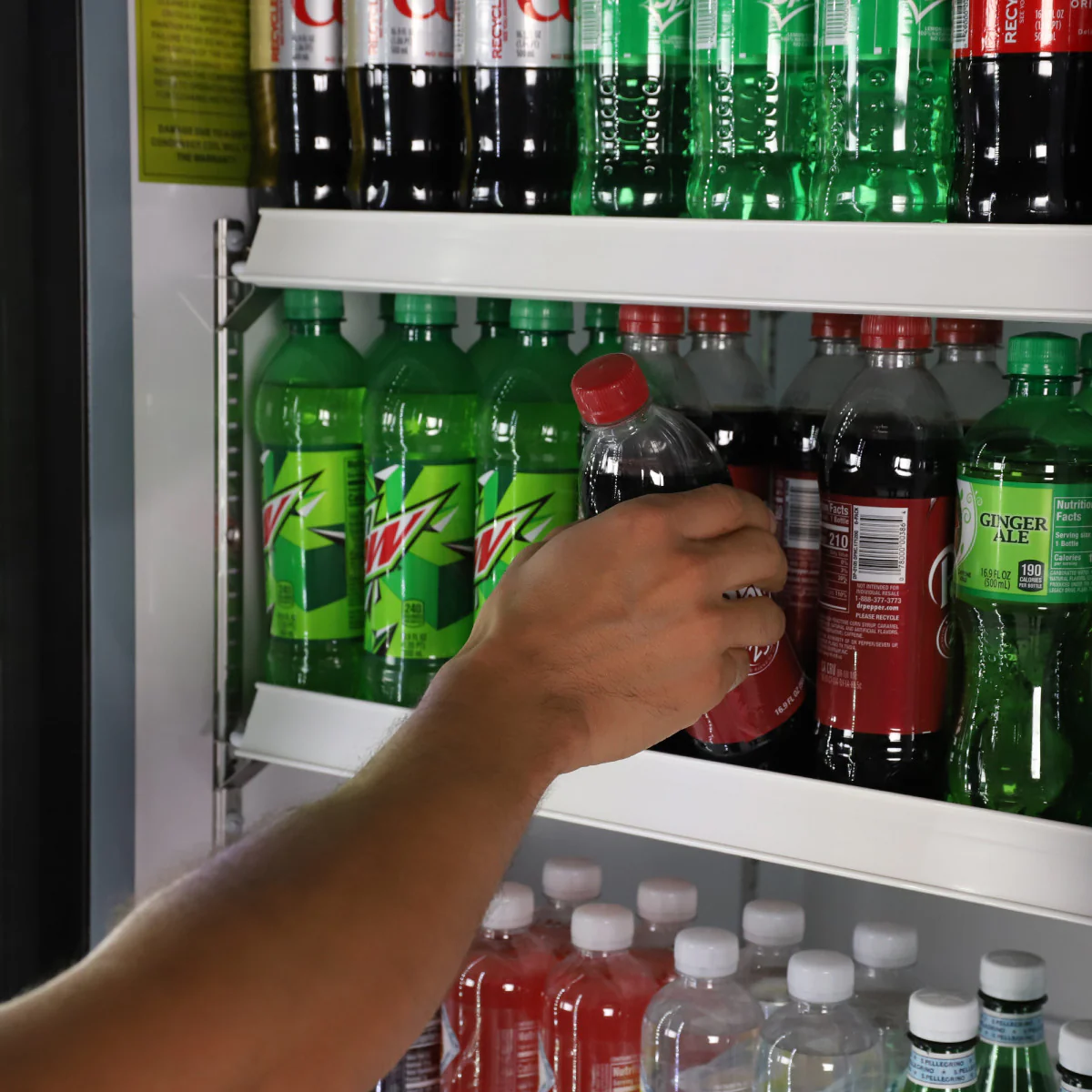 Maxx Cold 27" Glass Door Merchandiser Refrigerator, Large Storage Capacity, Single Door - Image 3
