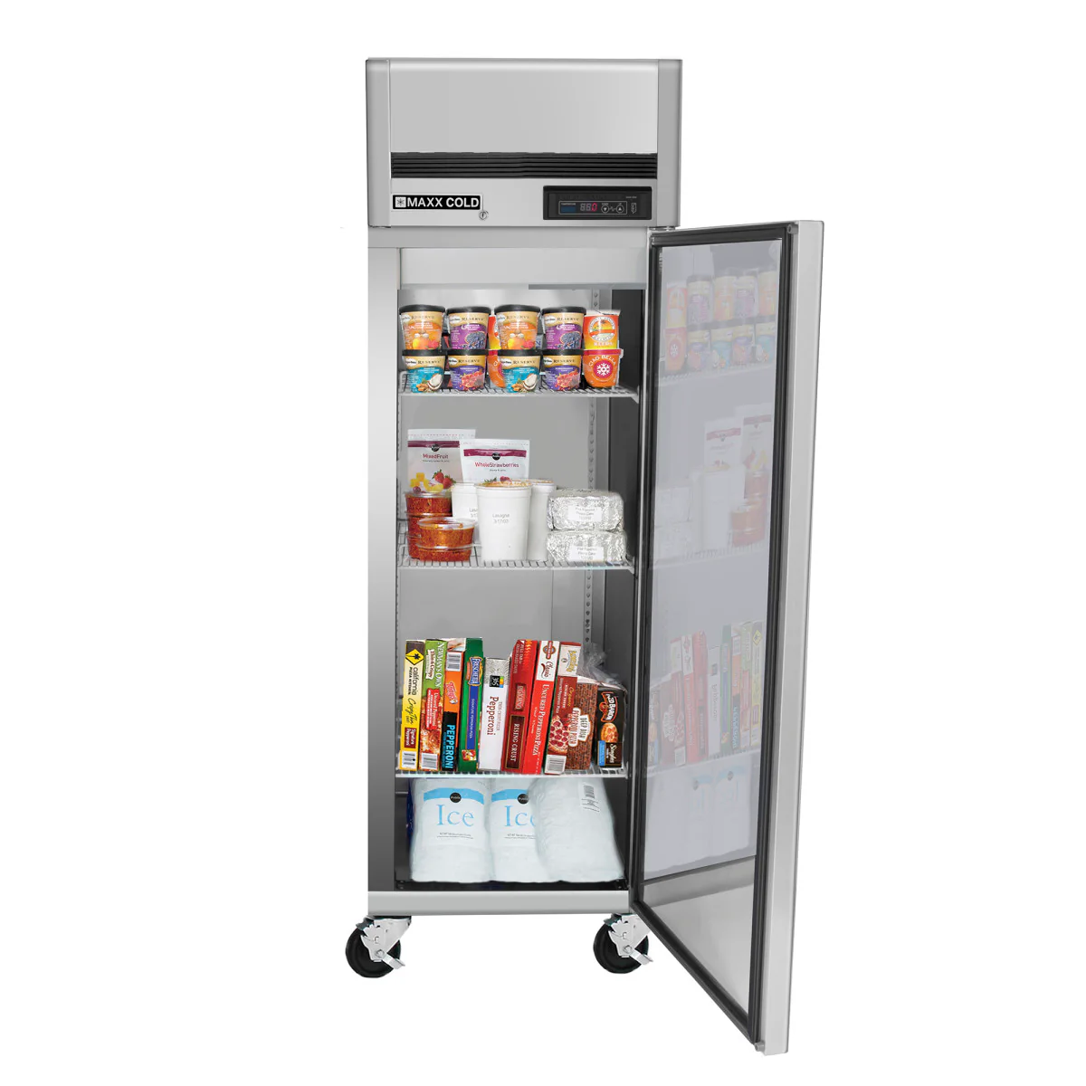 Maxx Cold Single Door Top Mount Reach-In Freezer - Image 4
