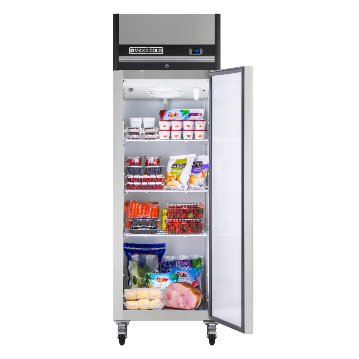 Maxx Cold X-Series Single Door Reach-in Freezer, Top Mount - Image 4