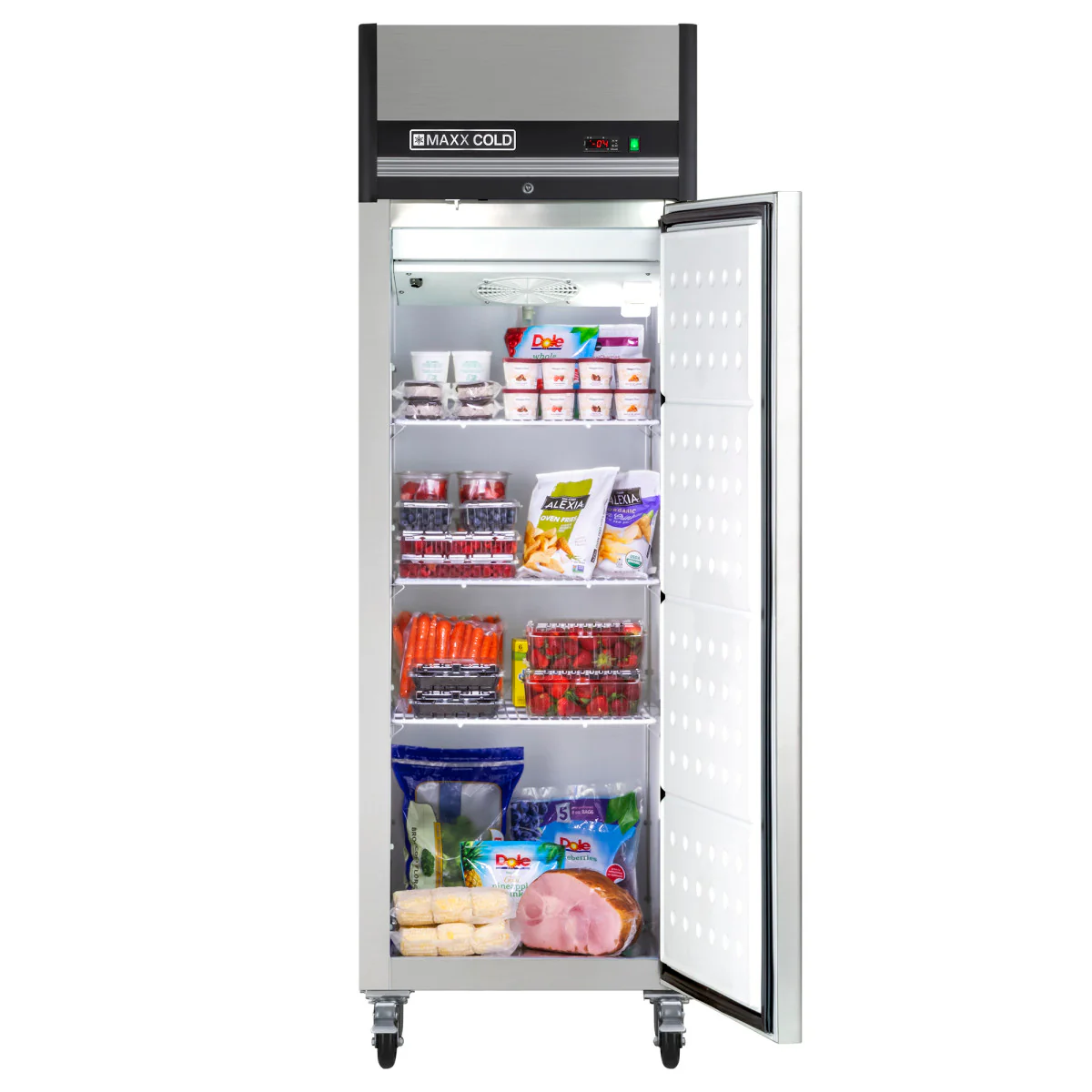 Maxx Cold X-Series Single Door Reach-in Freezer, Top Mount - Image 3