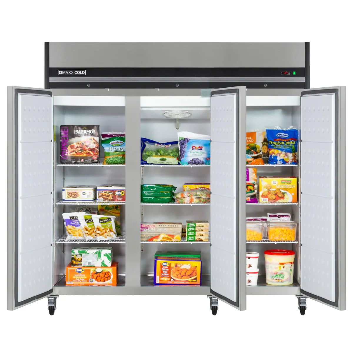 Maxx Cold Triple Door Reach-in Freezer - Image 3